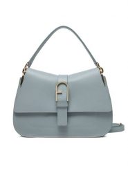 Furla Torebka Flow WB00996 BX2045 55000 Szary. Szare torebki klasyczne Furla, bez wzorów, ze skóry, bez dodatków. Za 1,999.00 zł.