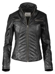 7eleven Skórzana kurtka w kolorze czarnym rozmiar: 40. Czarne kurtki 7eleven, bez wzorów, ze skóry, bez kaptura. Za 434.99 zł.