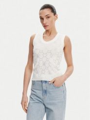 Fracomina Top FR25ST4003K414R9 Écru Regular Fit. Topy Fracomina, m, bez wzorów, z syntetyku, bez kołnierzyka, bez ramiączek. Za 219.99 zł.