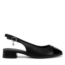 Baleriny Lasocki. Czarne baleriny Lasocki, bez wzorów, bez obcasa, bez zapięcia. Za 169.99 zł.