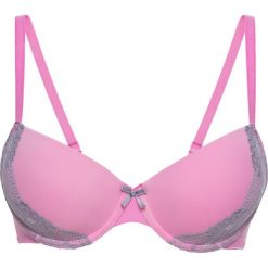 Biustonosz usztywniany Pink Collection bonprix różowo-szary. Biustonosze marki bonprix. Za 32.99 zł.