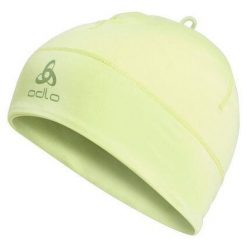 Czapka do biegania dla dorosłych Odlo Hat Polyknit Warm Eco. Zielone czapki zimowe ODLO, bez wzorów, sportowe. Za 100.65 zł.