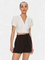 Vero Moda Bluzka Charlotte 10303653 Biały Regular Fit. Białe bluzki Vero Moda, l, bez wzorów, z bawełny, bez kołnierzyka, bez ramiączek. Za 69.99 zł.