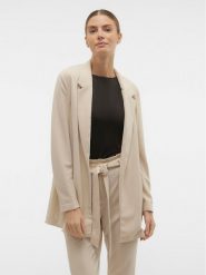 Vero Moda Marynarka Liva 10294482 Beżowy Regular Fit. Brązowe marynarki i żakiety Vero Moda, m, bez wzorów, z syntetyku, bez ramiączek. Za 79.99 zł.