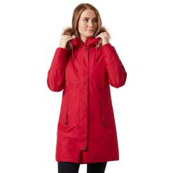 Parka damska Helly Hansen Mayen. Czerwone płaszcze Helly Hansen, bez wzorów, casualowe, bez kaptura. Za 1,064.75 zł.