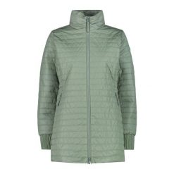 Damska długa kurtka CMP. Niebieskie kurtki przejściowe sportowe CMP, bez wzorów, z puchu, bez kaptura, trekkingowe. Za 543.50 zł.