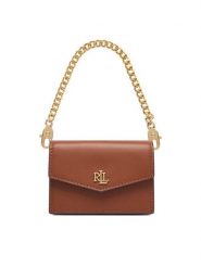 LAUREN RALPH LAUREN Torebka 432P11755001 Brązowy. Brązowe kopertówki Lauren Ralph Lauren, bez wzorów, ze skóry, bez dodatków. Za 579.99 zł.