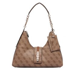 Torebka Guess. Brązowe torebki klasyczne Guess, z aplikacjami, klasyczne, bez dodatków. Za 544.99 zł.