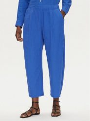 Gap Spodnie materiałowe 713952-05 Niebieski Regular Fit. Niebieskie spodnie materiałowe GAP, bez wzorów, z bawełny. Za 219.99 zł.