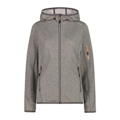 Bluza damska turystyczna CMP 30H5856. Brązowe bluzy CMP, l, bez wzorów, z materiału, sportowe, bez ramiączek, bez kaptura. Za 299.45 zł.