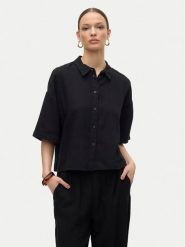 Vero Moda Koszula Linn 10306820 Czarny Relaxed Fit. Czarne koszule Vero Moda, xs, bez wzorów, z wiskozy, bez kołnierzyka, bez ramiączek. Za 129.99 zł.