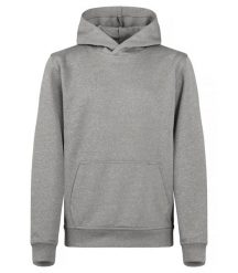 Clique Basic Active Hoody Junior – bluza z kapturem junior z barwionej przędzy. Szare bluzy CLIQUE, m, bez wzorów, z kapturem. Za 145.21 zł.