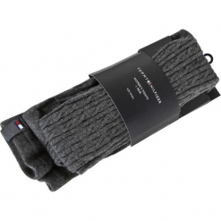 Rajstopy Damskie TOMMY HILFIGER - 413010001 030. Szare rajstopy Tommy Hilfiger, z bawełny. Za 78.90 zł.