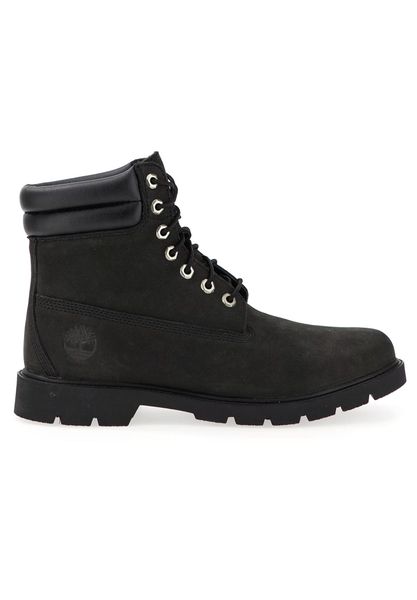 Trapery damskie, Timberland Linden Woods 6 IN Boot. Czarne traperki Timberland, bez wzorów, z materiału, sportowe, bez obcasa, bez zapięcia. Za 549.99 zł.