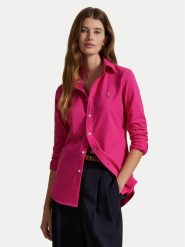 Polo Ralph Lauren Koszula 211924258017 Różowy Slim Fit. Czerwone koszule Polo Ralph Lauren, s, bez wzorów, z bawełny, bez kołnierzyka, bez ramiączek. Za 629.99 zł.