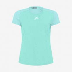 T-Shirt damski TIE-BREAK. Niebieskie t-shirty Head, l, bez wzorów, sportowe, bez kołnierzyka, bez ramiączek. W wyprzedaży za 140.00 zł.