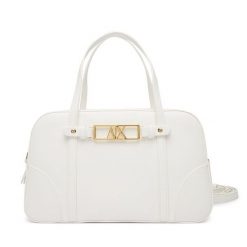 Torebka Armani Exchange. Białe torebki klasyczne Armani Exchange, bez wzorów, klasyczne, bez dodatków. Za 629.99 zł.
