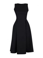 Trendyol Sukienka w kolorze czarnym rozmiar: 40. Czarne sukienki Trendyol, na imprezę, bez wzorów, bez kołnierzyka, bez ramiączek, midi, rozkloszowane. Za 70.24 zł.