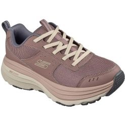 Buty sportowe damskie Skechers Max Cushioning Zirrus Cobbl. Czerwone buty treningowe Skechers, bez wzorów, z materiału, bez zapięcia, na fitness i siłownię. Za 490.00 zł.