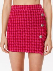 Liu Jo Spódnica mini MF3237 T3689 Różowy Regular Fit. Czerwone spódnice Liu Jo, bez wzorów, z bawełny, mini. Za 969.99 zł.