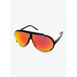 Okulary przeciwsłoneczne Uvex Esntl Pina - black matt/mirror red. Czarne okulary przeciwsłoneczne UVEX, bez wzorów. Za 308.99 zł.