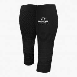 Rękaw kompresyjny na nogę BV Sport Booster Elite Evolution. Czarne skarpetki sportowe BV SPORT, bez wzorów, do biegania. Za 271.50 zł.