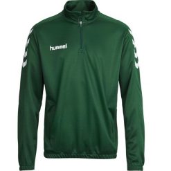 Bluza sportowa dla dorosłych Hummel Core 1/2 Zip Sweat. Czerwone bluzy bez kaptura Hummel, xl, bez wzorów, bez kaptura, do piłki nożnej. Za 89.00 zł.