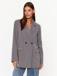 ONLY Marynarka Tilly 15303116 Szary Oversize. Szare marynarki i żakiety ONLY, bez wzorów, z syntetyku, bez ramiączek. Za 159.99 zł.