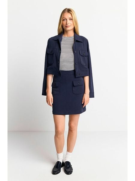 Rich & Royal Spódnica w kolorze granatowym rozmiar: M. Niebieskie spódnice Rich & Royal, m, bez wzorów, mini. Za 192.79 zł.