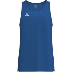 Dziecięcy tank top Erima T&F Wings. Niebieskie topy Erima, bez wzorów, sportowe, bez kołnierzyka, bez ramiączek. Za 182.00 zł.