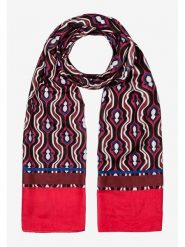 More & More Szal w kolorze czerwono-czarno-niebieskim - 180 x 70 cm rozmiar: onesize. Czarne szaliki i kominy More & More, bez wzorów, z materiału. Za 52.42 zł.
