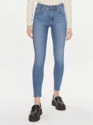 Lee Jeansy Foreverfit 112348936 Niebieski Skinny Fit. Niebieskie jeansy Lee, bez wzorów, z bawełny. Za 199.99 zł.