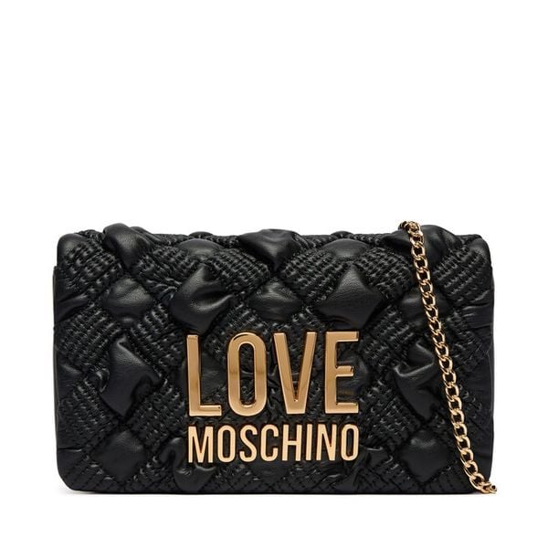 Torebka LOVE MOSCHINO. Czarne kopertówki Love Moschino, bez wzorów, wizytowe, bez dodatków. Za 611.99 zł.