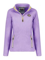 Geographical Norway Bluza polarowa w kolorze fioletowym rozmiar: XXL. Różowe bluzy bez kaptura Geographical Norway, xxl, bez wzorów, z polaru, bez kaptura. Za 61.60 zł.