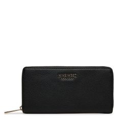 Portfel Nine West. Czarne portfele Nine West, bez wzorów. Za 79.99 zł.