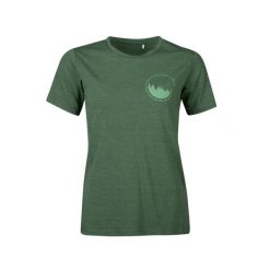 Koszulka damska Halti Lehti. Zielone t-shirty sportowe Halti, l, bez wzorów, bez ramiączek. Za 299.99 zł.