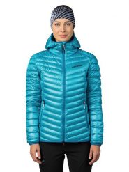 Hannah Kurtka puchowa w kolorze błękitnym rozmiar: 36. Niebieskie kurtki Hannah, bez wzorów, z puchu, bez kaptura. Za 630.99 zł.