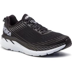 Buty HOKA ONE ONE - Clifton 5 1093756 Black/White. Czarne buty do biegania Hoka One One, bez wzorów, z materiału, bez zapięcia, do biegania. W wyprzedaży za 379.00 zł.