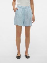 Vero Moda Szorty "Mindy" w kolorze błękitnym rozmiar: 36. Niebieskie szorty Vero Moda, bez wzorów. Za 37.47 zł.