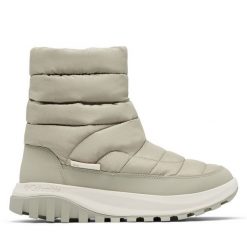 Śniegowce Columbia. Zielone śniegowce Columbia, bez wzorów, bez zapięcia. Za 499.99 zł.