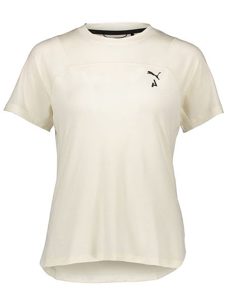 Puma Koszulka funkcyjna "Seasons" w kolorze kremowym rozmiar: XL. Brązowe t-shirty sportowe Puma, xl, bez wzorów, bez ramiączek, outdoorowe. Za 100.52 zł.