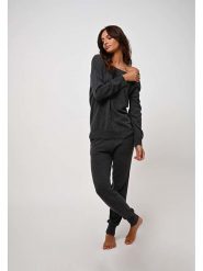 AUTHENTIC CASHMERE Kaszmirowe spodnie dresowe "Ferrand" w kolorze antracytowym rozmiar: L. Czarne spodnie sportowe AUTHENTIC CASHMERE, na lato, bez wzorów, z dresówki. Za 498.95 zł.