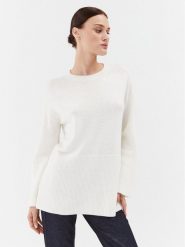Marella Sweter Anta 2333664137200 Biały Regular Fit. Białe swetry Marella, m, bez wzorów, z wiskozy, bez ramiączek. Za 409.99 zł.