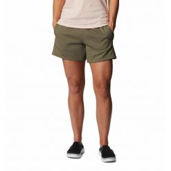 Szorty damskie Columbia Logo II French Terry. Zielone szorty Columbia, bez wzorów, sportowe. Za 182.00 zł.