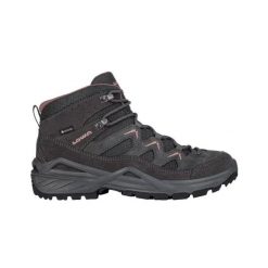 Buty trekkingowe damskie Lowa Sirkos Evo Mid Gtx. Szare buty trekkingowe Lowa, bez wzorów, z materiału, bez zapięcia. Za 743.00 zł.