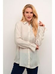 Cream Bluzka w kolorze kremowym rozmiar: 38. Brązowe bluzki Cream, bez wzorów, z wiskozy, bez kołnierzyka, bez ramiączek. Za 104.99 zł.