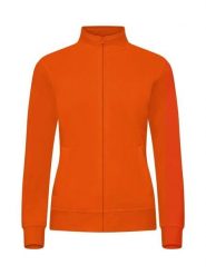 Clique Basic Cardigan Women — kardigan z dresu z zamkiem w kolorze. Brązowe swetry CLIQUE, l, bez wzorów, z bawełny, bez ramiączek. Za 179.74 zł.