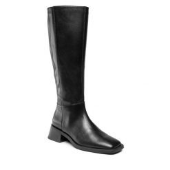 Kozaki Vagabond Shoemakers. Czarne kozaki Vagabond Shoemakers, bez wzorów, bez obcasa, na słupku, bez zapięcia. Za 1,049.00 zł.