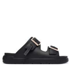 Klapki D.Franklin. Żółte klapki D.Franklin, bez wzorów, bez obcasa, bez zapięcia. Za 169.99 zł.