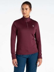 Dare 2b Koszulka funkcyjna "Lowline II" w kolorze bordowym rozmiar: 44. Czerwone t-shirty sportowe Dare 2b, bez wzorów, z materiału, bez ramiączek, outdoorowe. Za 113.90 zł.